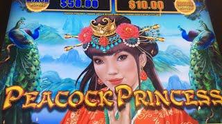 NEW Dragon Link Slot Machine - PeaCOCK Princess Live Play