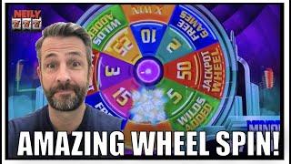 Holy Crap! I actually got a great WHEEL SPIN on Super Wheel Blast Slot Machine!