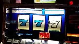 $500 Slot Machine High Limit Jackpot on the Five Hundred Dollar Slots