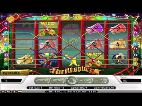 Free Thrill Spin slot machine by NetEnt gameplay ★ SlotsUp