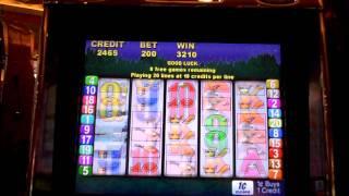 Slot machine bonus on Crystal Springs at Parx Casino