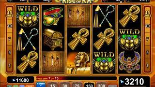 Rise of Ra casino slots - 7,950 win!