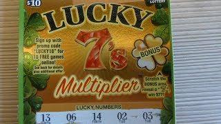 Lucky 7s Multiplier - $10 Michigan Lottery Ticket