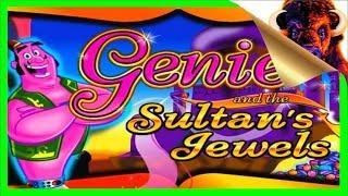 WE CLEARED THE SCREEN • HIGH LIMIT Genie and the Sultan's Jewels Slot Machine W/ SDGuy1234