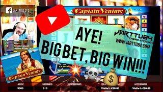 Big Bet!! Captain Venture Slot Gives Big Win!!