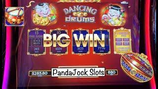 Max bet Big win the hard way on Dancing Drums