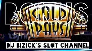 ~ *** BONUS FREE SPINS *** ~ Gold Pays Slot Machine ~ CHECK IT OUT! • DJ BIZICK'S SLOT CHANNEL