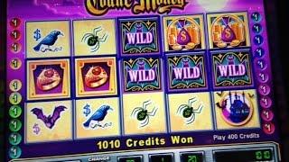 Mystery Wilds Feature and 6 Bonuses 5c Count Money Slot- WMS