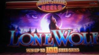 HUGE WIN! - Awesome Reels - LONE WOLF Slot machine