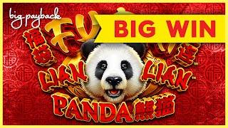 DOUBLE RETRIGGER! Fu Dai Lian Lian Panda Slot - BIG WIN BONUS!
