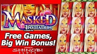 Masked Invitation Slot - Free Spins, Big Win Bonus!