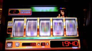 Rose of Cairo slot machine bonus win at Parx Casino at Philly Park Racetrack.