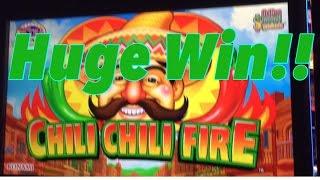 Huge Win!! Chili Chili Fire Slot Machine, Live play, Max Bet Bonus,Slot Machine Bonus,Konami