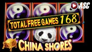 CHINA SHORES | Konami - BIG WIN!! - Slot Machine Bonus 2¢ Denom.