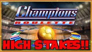 £500 HIGH STAKES • on Champions Roulette! LUCKY ESCAPE? •