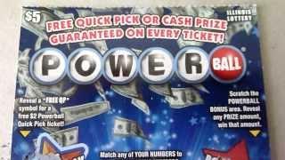 Powerball Lottery - Instant Scratch off ticket - $5