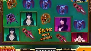 ELVIRA'S MOVIE MACABRE Video Slot Casino Game with a FREE SPIN BONUS