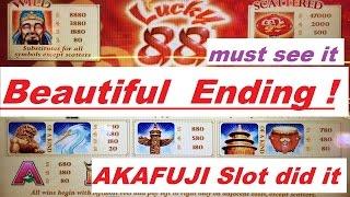 •Lucky 88 Slot machine•MAX BET BONUS BIG BIG WIN !•BEAUTIFUL ENDING!!