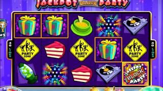 JACKPOT BLOCK PARTY Video Slot Casino Game with a "BIG WIN" SURPRISE BONUS