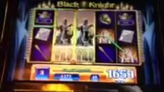 Black Knight WMS slot machine bonus win