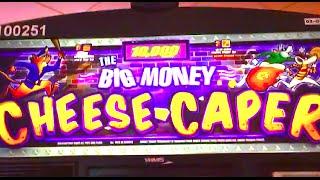 LIVE PLAY w/ BONUS! BIG MONEY CHEESECAPER Slot Machine (Max Bet!)