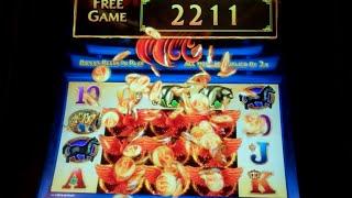 Super Red Phoenix Slot Machine Bonus - 15 Free Games with 2x Multiplier - Nice Win