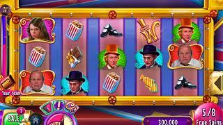 WILLY WONKA: SALT'S PEANUTS  Video Slot Casino Game with a FREE SPIN BONUS