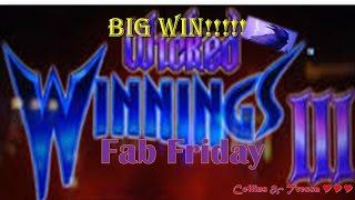 •FAB FRIDAY• *BIG WINS* Wicked Winnings 3 • Slot Machine Line Hits