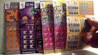 Wow!.Scratchcards ..Run up to our 4,000+ SUBSCRIBERS Special Tonight..