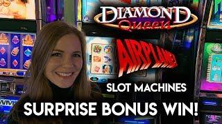 Random Bonus on Airplane! Slot Machine!! Great Picking!!