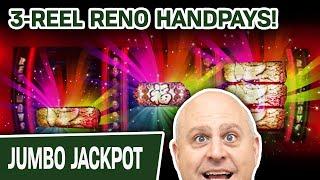 ⋆ Slots ⋆ CLASSIC 3-Reel HANDPAYS in RENO, NV! ⋆ Slots ⋆ $48 Spins PAY OFF on 88 Fortunes