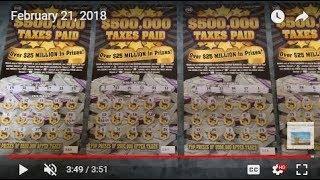 FOUR $10 Instant Lottery Tickets - $500,000 Taxes Paid