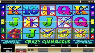 Free Crazy Chameleons Slot by Microgaming Video Preview | HEX
