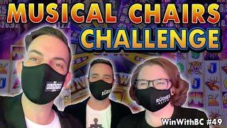 Musical Chairs ⋆ Slots ⋆ SLOT MACHINE Challenge Edition with Marco and Britt!