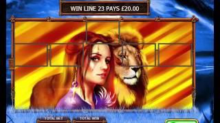 The Guardians online slot game - Double Bonus feature high stakes..