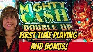 BONUS-FIRST TIME PLAYING MIGHTY CASH DOUBLE UP