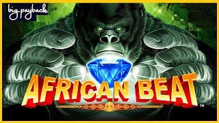RARE & FUN! African Beat Slot - BIG WIN BONUS!