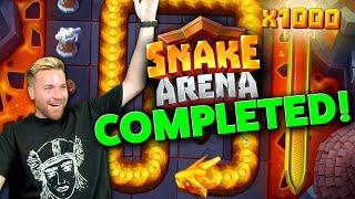 We COMPLETED this Slot! (Snake Arena)