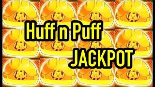 JACKPOT HANDPAY: HUFF n PUFF + Big Wins on Rising Fortunes Slot