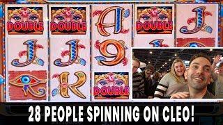 • 28 PERSON GROUP PULL •$5600 on HIGH LIMIT CLEOPATRA • at Ho-Chunk Gaming Madison #ad