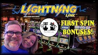 WHO GETS FIRST SPIN BONUSES? • THE SLOT CATS DO!