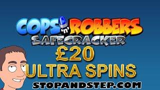 Cops and Robbers Slot Machine £20 Spins with Free Spins and Chase Bonus