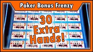 30 Extra Hands! Video Poker BONUSES GALORE • The Jackpot Gents