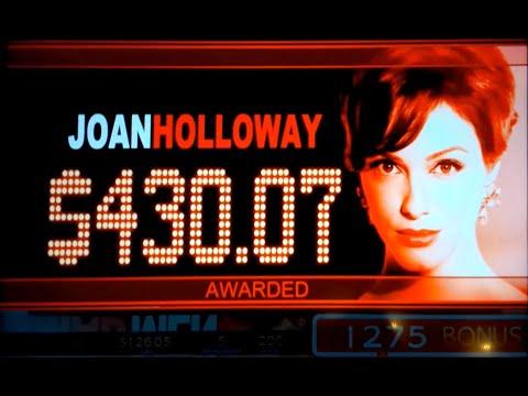 Mad Men Slot Machine *BIG WIN* Bonuses - Joan Holloway’s Progressive!