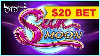 HIGH LIMIT ACTION! Silk Moon Slot - I WON A PROMO WHILE PLAYING!