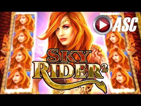 *NEW* SKY RIDER 2 (GOLDEN AMULET) | ARISTOCRAT - LIVE PLAY Slot Machine Bonus Wins