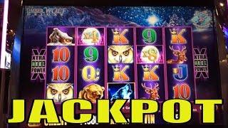 •JACKPOT! HANDPAY ! •Timber Wolf Lover Part 4•The power of 32 x ! Timber Wolf DX Slot machine 栗スロット
