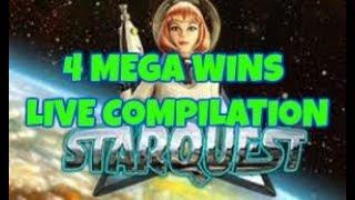 STARQUEST (BIG TIME GAMING) MEGA BIG WINS! COMPILATION