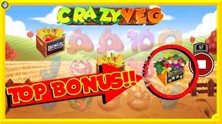 ⋆ Slots ⋆ BIG ONLINE Bonus Compilation ! Crazy Veg, Big Bonus, Cash Compass & MORE ⋆ Slots ⋆