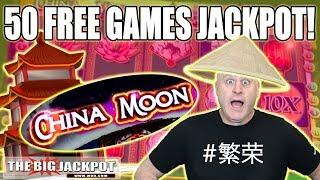 50 Free Games JACKPOT! • China Moon Slots • | The Big Jackpot